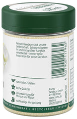 Fuchs Gewürze - Zwiebel granuliert - Gewürz für Saucen oder Nudelgerichte - természetes összetevők - 70 g in wiederverwendbarer, recyclebarer Dózis