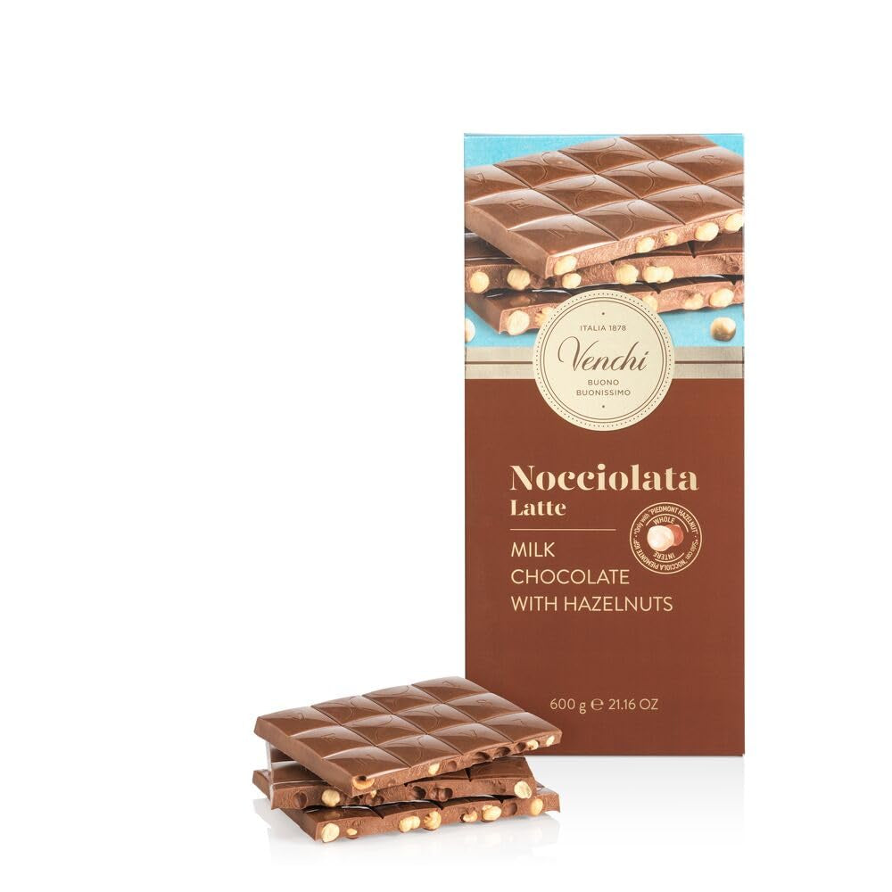 Venchi - fehér csokoládé Maxi szelet, sózott, 600 g, gluténmentes, mesterséges színezék és tartósítószer mentes