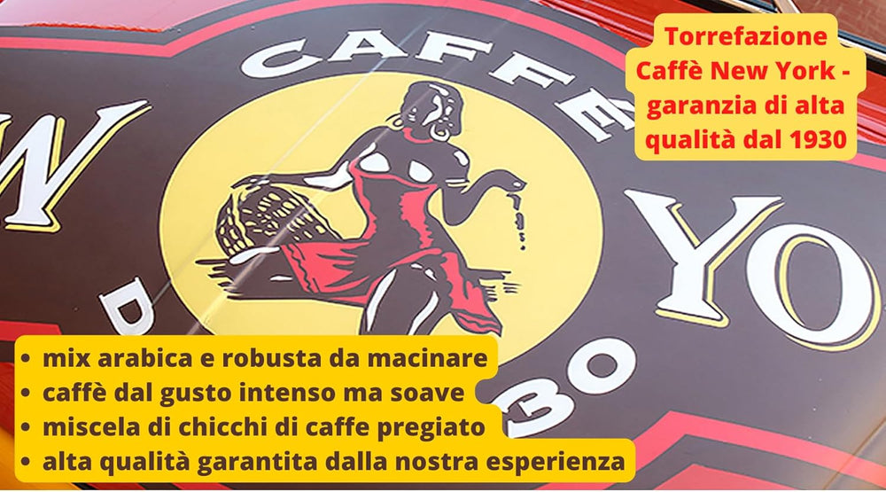 Caffè New York - XXXX - Cafea boabe întregi - 1000g