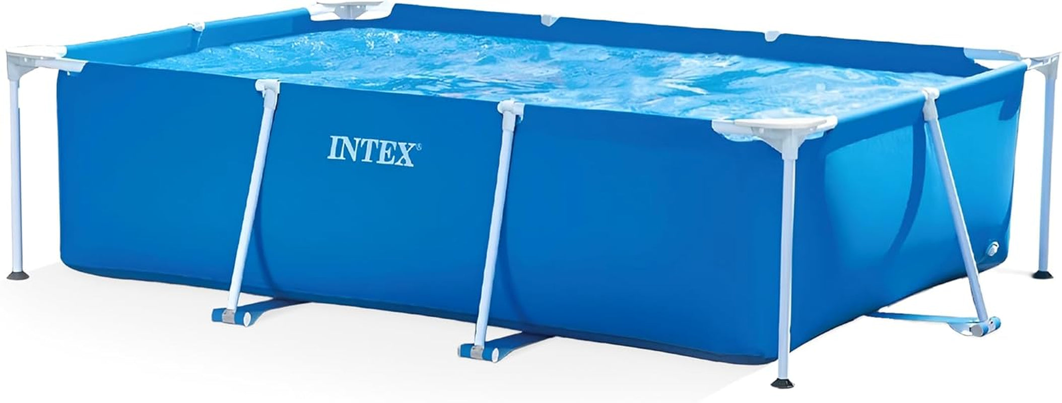 Intex 28271NP - Piscină supraterană dreptunghiulară cu cadru, 2282 L, oțel și PVC, albastră, 260x160x65 cm