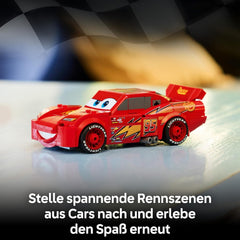 LEGO Speed ​​​​Champions | Lightning McQueen – Spielzeug zu Cars von Disney Pixar – DIY Deko für Kinderzimmer – Auto Spielset – Kreatives Geschenk für Mädchen, Jungen und Autofans ab 9 Jahren – 77255