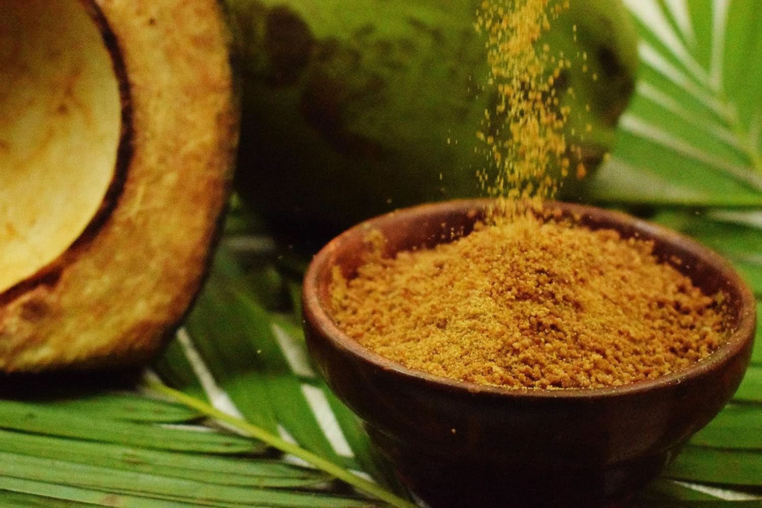 SVATV Barna pálmacukor por, 227 gramm Sweeteners Naty Shop