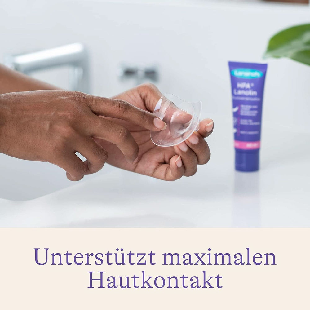 Lansinoh Stillhütchen 24 Mm (Größe 2), 2 Stück Inkl. Tárolódoboz - Angenehmes Tragegefühl - Trotz Anlegeschwierigkeiten Weiter Stillen Kiegészítők Étel és szoptatás Bebe Naty Shop
