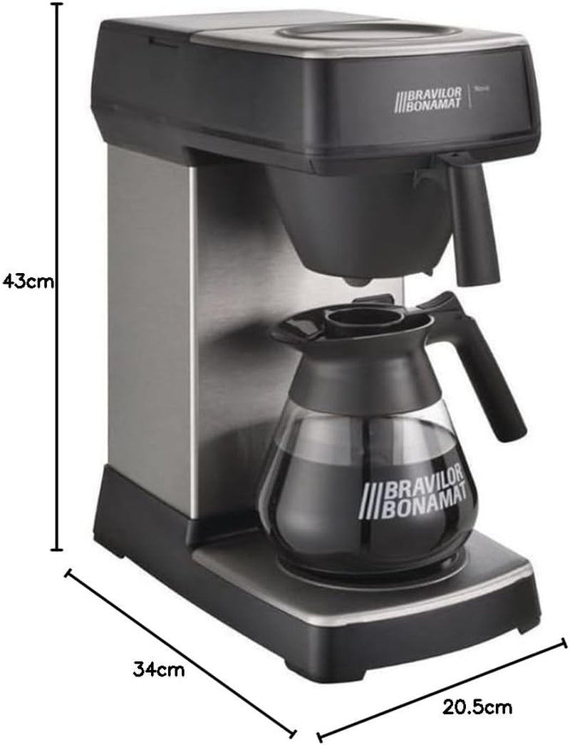 Espressor F454 Novo, 1,5 l, negru, 430 (Î) x 205 (L) x 340 (A) mm
