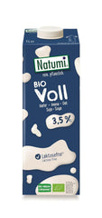Natumi Bio Hafer Barista, 8 x 1L - Laktózmentes, Aufschäumbar, Barista-Style, Bio, Hergestellt mit deutschem Hafer, Vegán, Milchfreie milchfreie Alternative