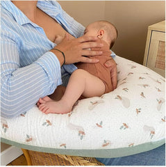 Terhespárna - Szoptatási párna - 2 az 1-ben többfunkciós párna - Levehető huzat 78 X 44 cm Kiegészítők Étel és szoptatás Bebe Naty Shop