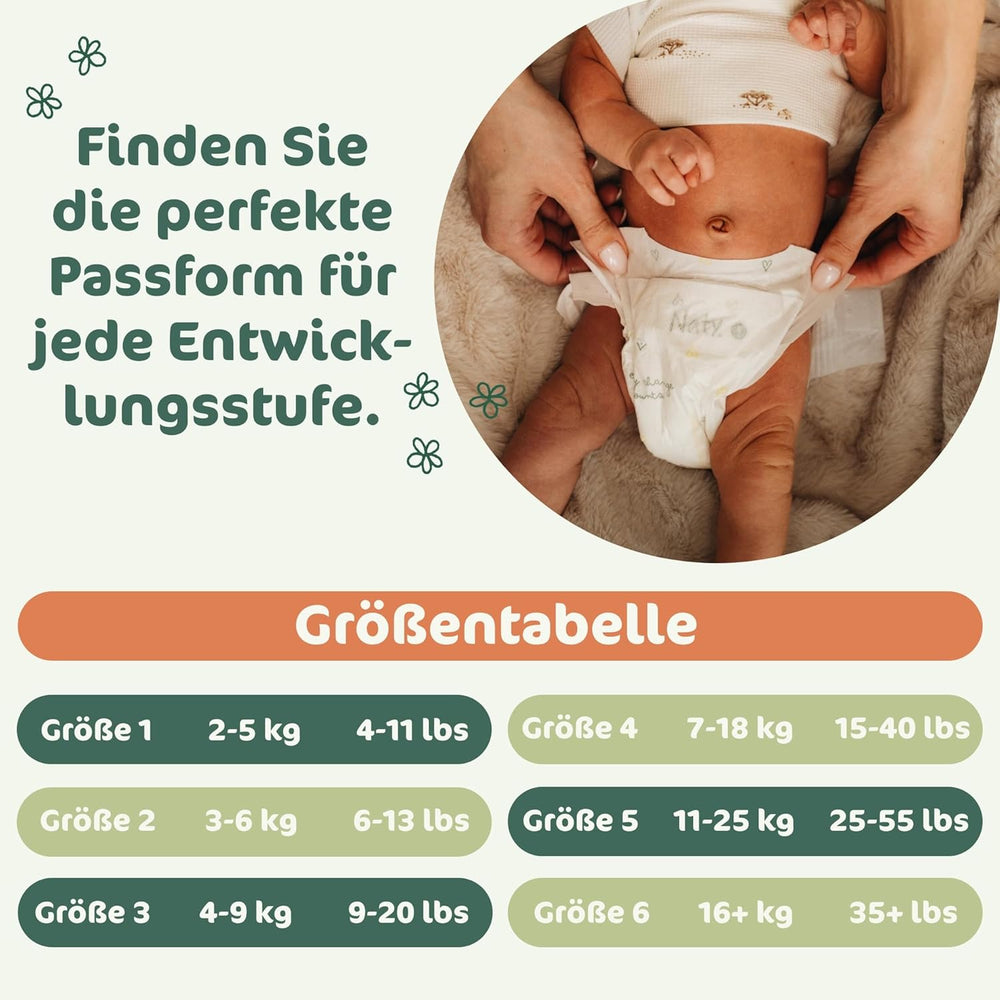 Naty BioEmbrace babapelenka, 3-as méret (4–9 kg) | 100%-ban növényi alapú anyagok, gyengéd a bőrhöz | Légáteresztő puhaság, bőrgyógyászatilag tesztelt, kiváló felszívódás | 100 db.