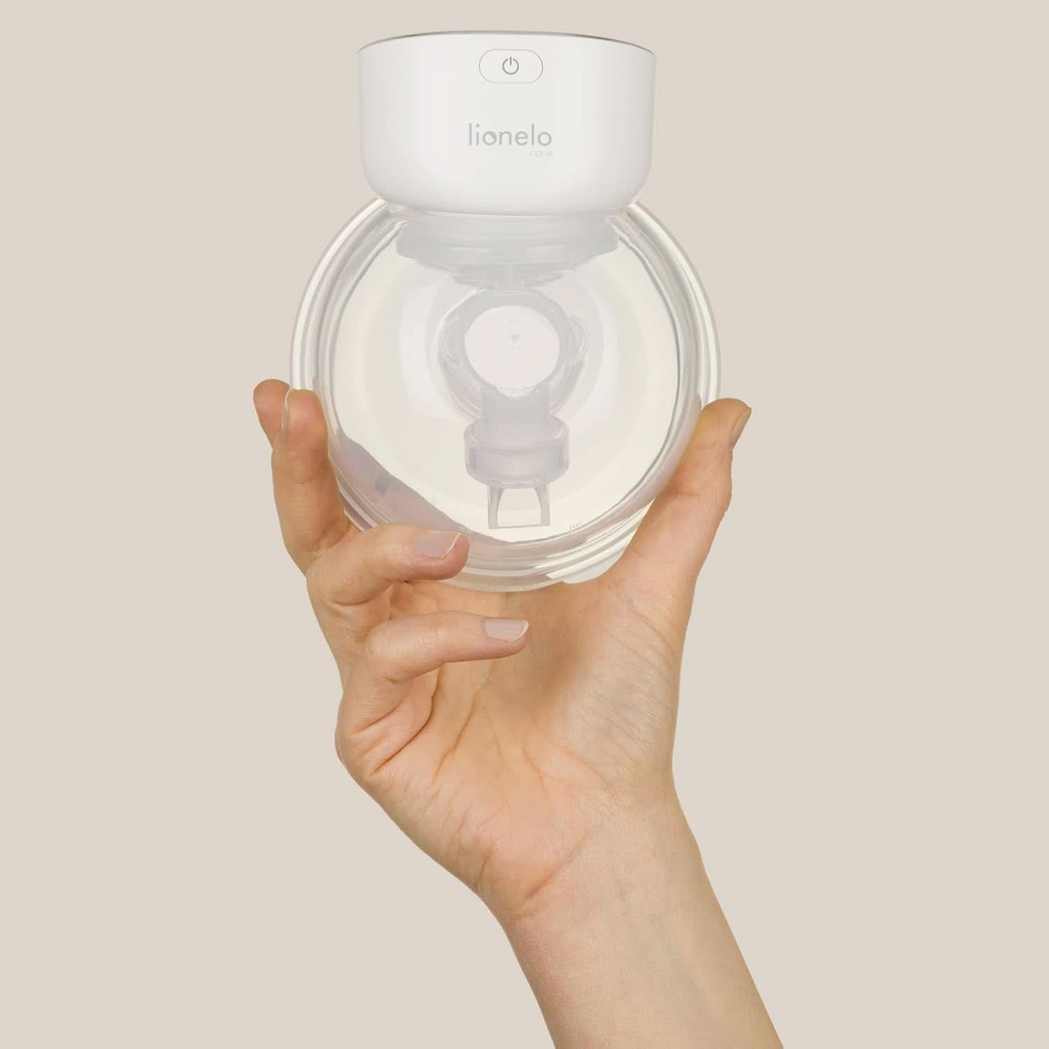 Pompă electrică simplă pentru lapte matern LIONELO Fidi Free 180 ml, pompă portabilă cu 2 faze, economie de energie 9 nivele, 3 dimensiuni de pâlnii din silicon Timer Accesorii Hrana si Alaptare Bebe Naty Shop