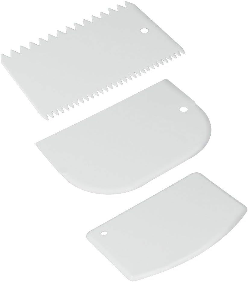Spatulă pentru aluat Metaltex 252521080, 3 bucăți, din plastic