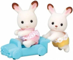 Sylvanian Families L5420 csokoládé nyúl ikrek - Naty Shop babák babaház figurák