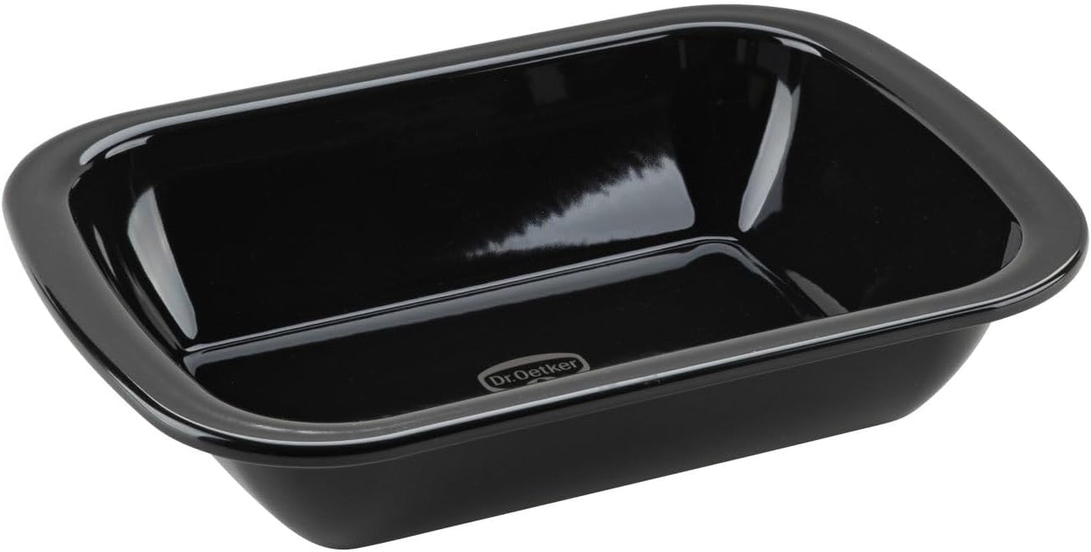 Dr. Oetker Back-Idee Kreativ Dessert- Und Auflaufform Aus Emaille, 39,5 X 28 X 6,5 cm– Hitzebeständig Bis 400°C, Schnittfest, Kratzfest, Induktionsgeeignet, Schwarz Formák és sütőtálcák C1 Naty2 Shop28