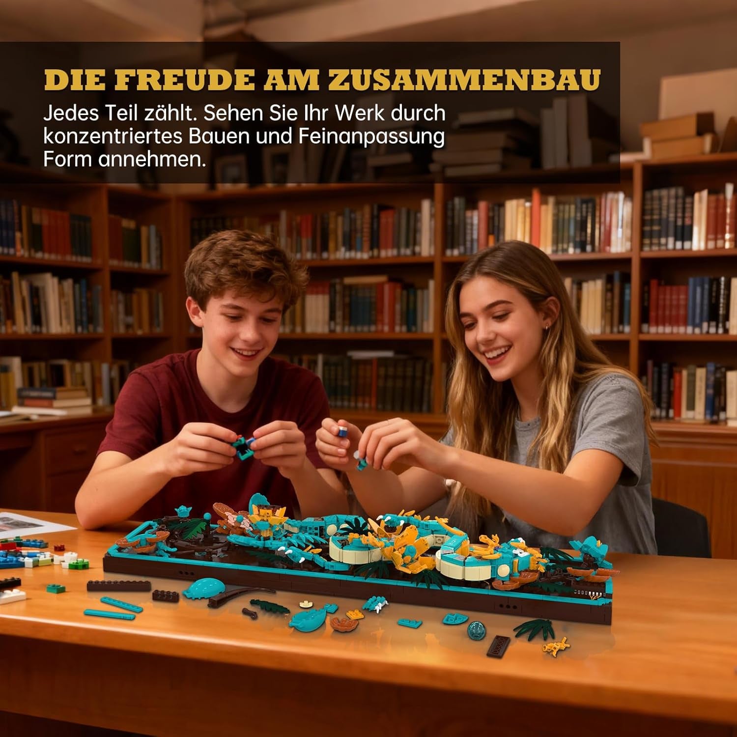 Kit de construcție cu plăci de dragon mitic pentru adulți, jucărie de construcție artistică 3D Divine Loong cu lumini LED și flori, kit de model DIY cu relief de dragon, cadouri creative și decorațiuni (1676 piese)