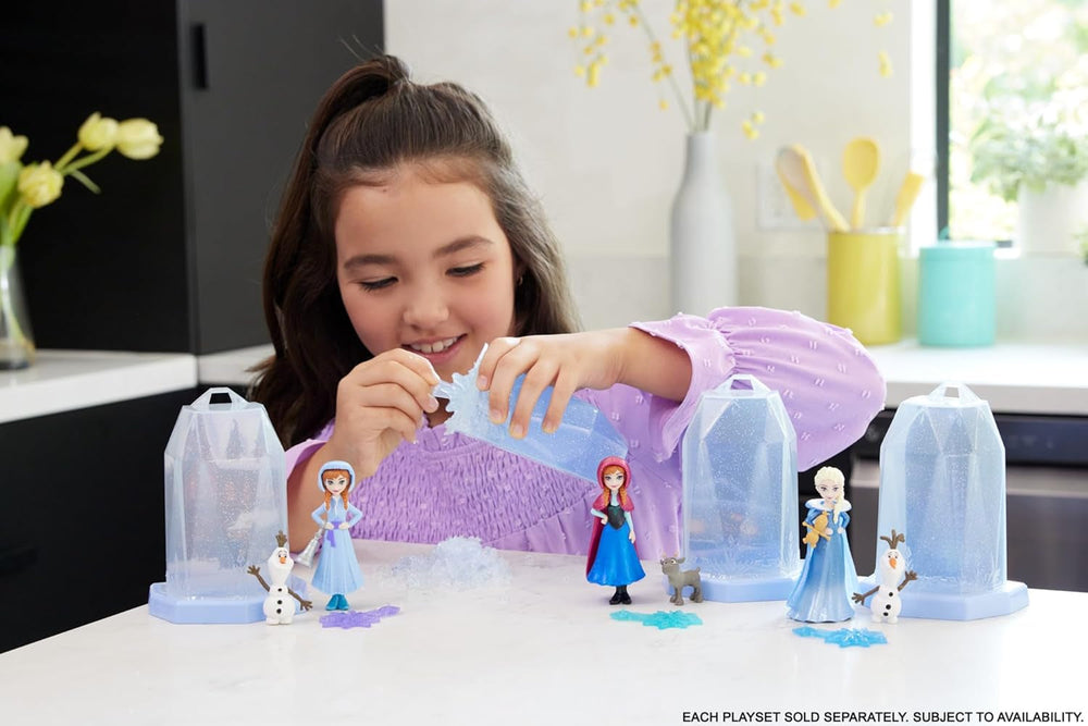 Mattel Disney Frozen Ice Reveal Squishy Ice Gel Doll és 6 meglepetés, beleértve a Friends figurát és kiegészítőket (a babák eltérőek lehetnek) HRN77 Naty Shop babák