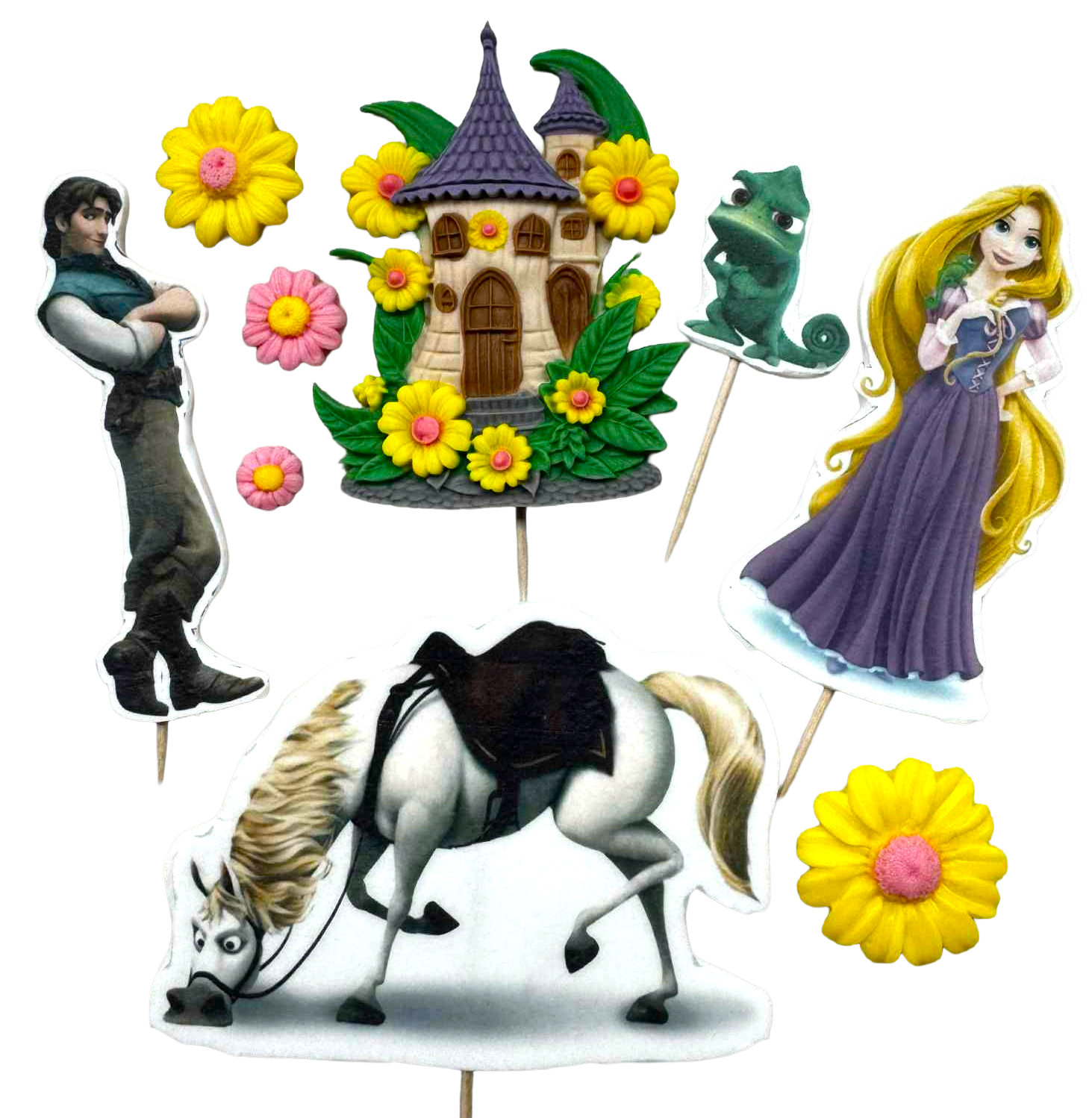 Aranyhaj – 9 darabos ehető cukormassza-figura szett (1–10 cm) tortákhoz
