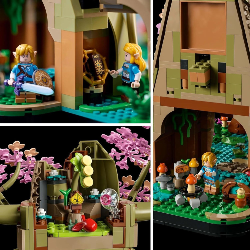 LEGO The Legend of Zelda Deku Tree 2-Az 1-ben - gyűjthető darab Zelda hercegnővel és 3 Link minifigurával - építőkészlet felnőtteknek és ajándékötlet videojáték-rajongóknak - 77092 Építőkészlet Besuche den LEGO-Store