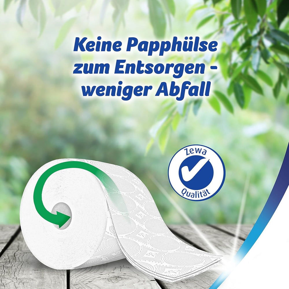 Zewa Smart hârtie igienică fără manșon, pachet vrac cu 36 de role (9 X 4 X 300 foi)