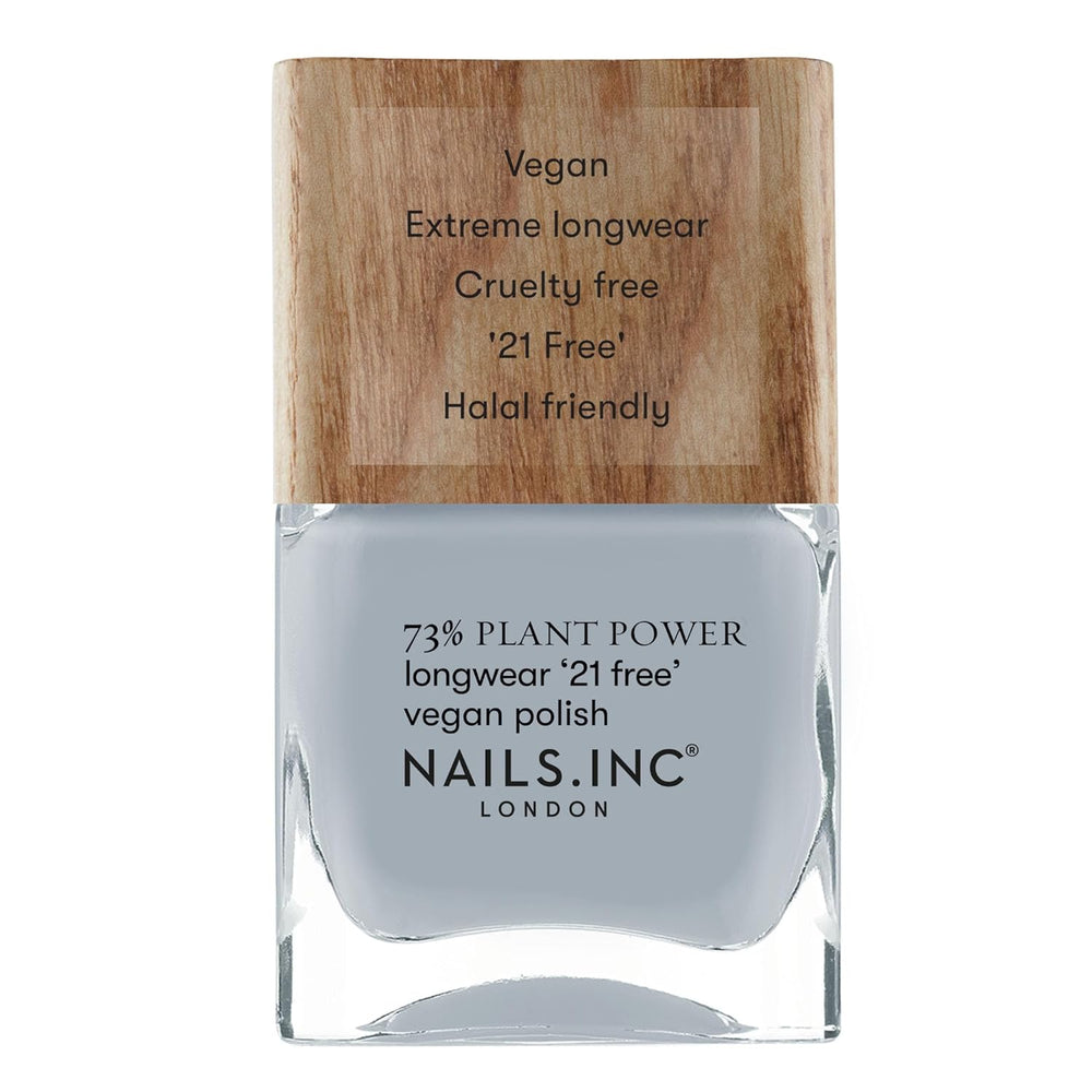 Nails Inc – RAGYOG VALAHOL Plant Power vegán körömlakk – 73%-ban növényi alapú, 100%-ban vegán és Cruelty Free – tökéletes manikűr, csillogó gyöngy – a környezetbarát körömművészetért
