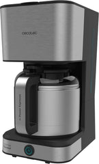Cafetieră cu picurare Cecotec Coffee 66 Drop & Thermo, 950 W, 1,2 L, 10 cești, tehnologie ExtremeAroma, funcție anti-picurare, indicator nivel apă, filtru principal reutilizabil, protecție la supraîncălzire