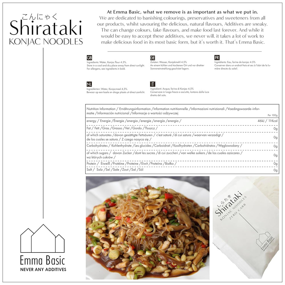 - Shirataki Konjac tészta 12x270g | Vegán | Gluténmentes
