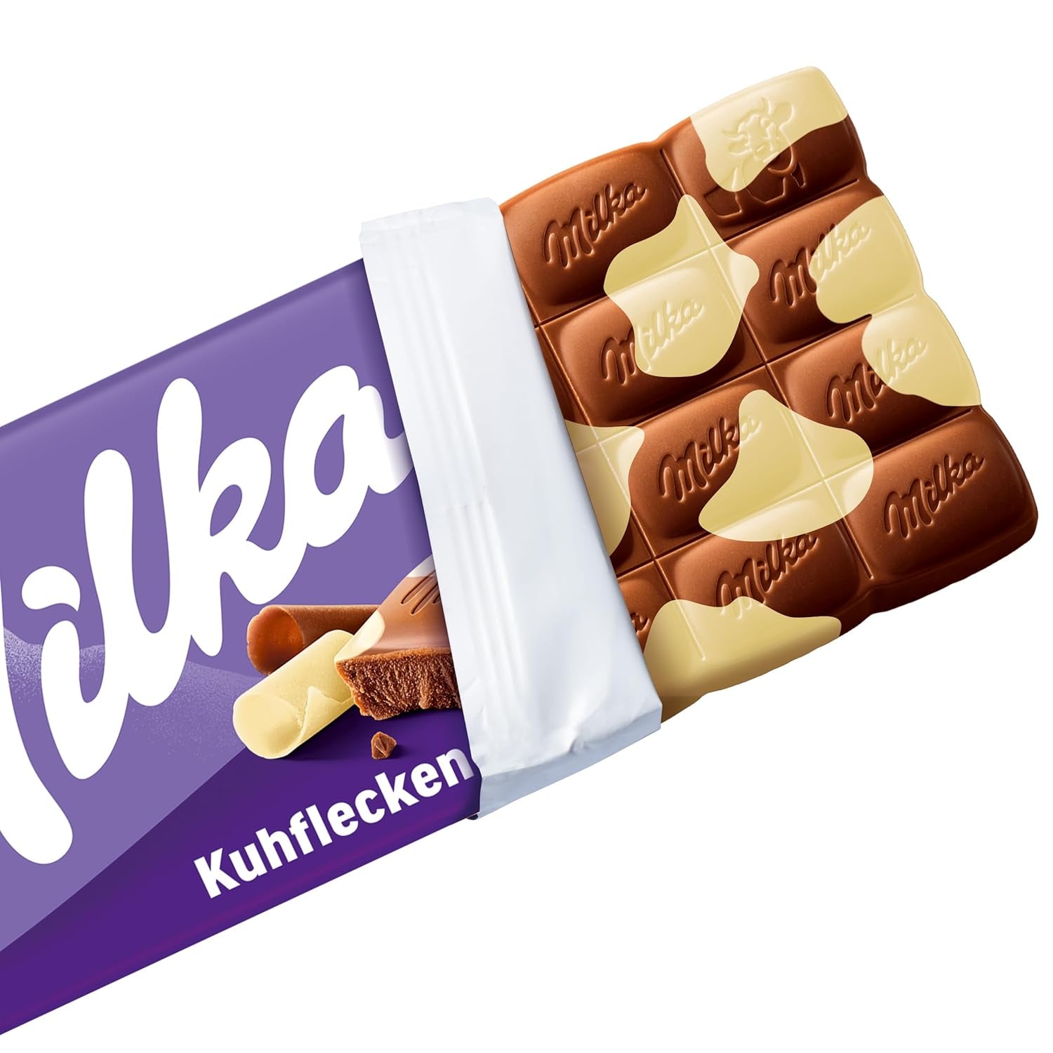 Milka Cow Spots – alpesi tejcsokoládé fehér csokoládéval tehénfoltos kivitelben – 24 x 90g