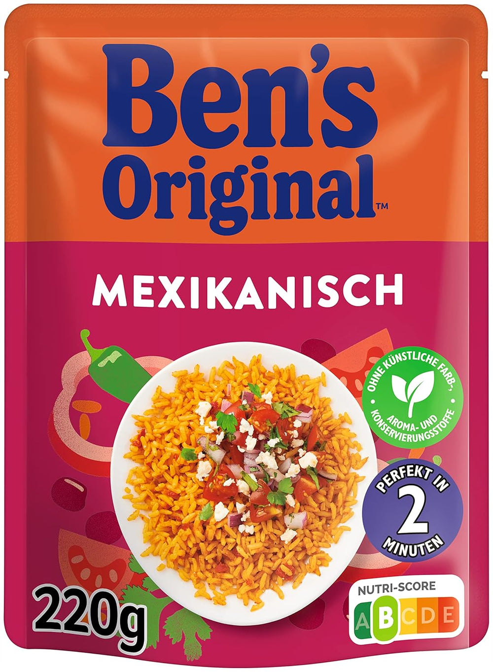 BEN'S ORIGINAL™ mexikói expressz rizs 6 x 220 g
