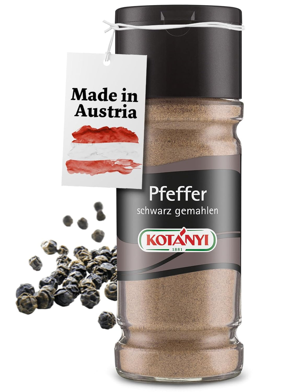 Kotányi Zimt gemahlen, würzig-süßer Geschmack, veredelt Milchreis, Gebäck, Desszertek, Üveg 80 ml