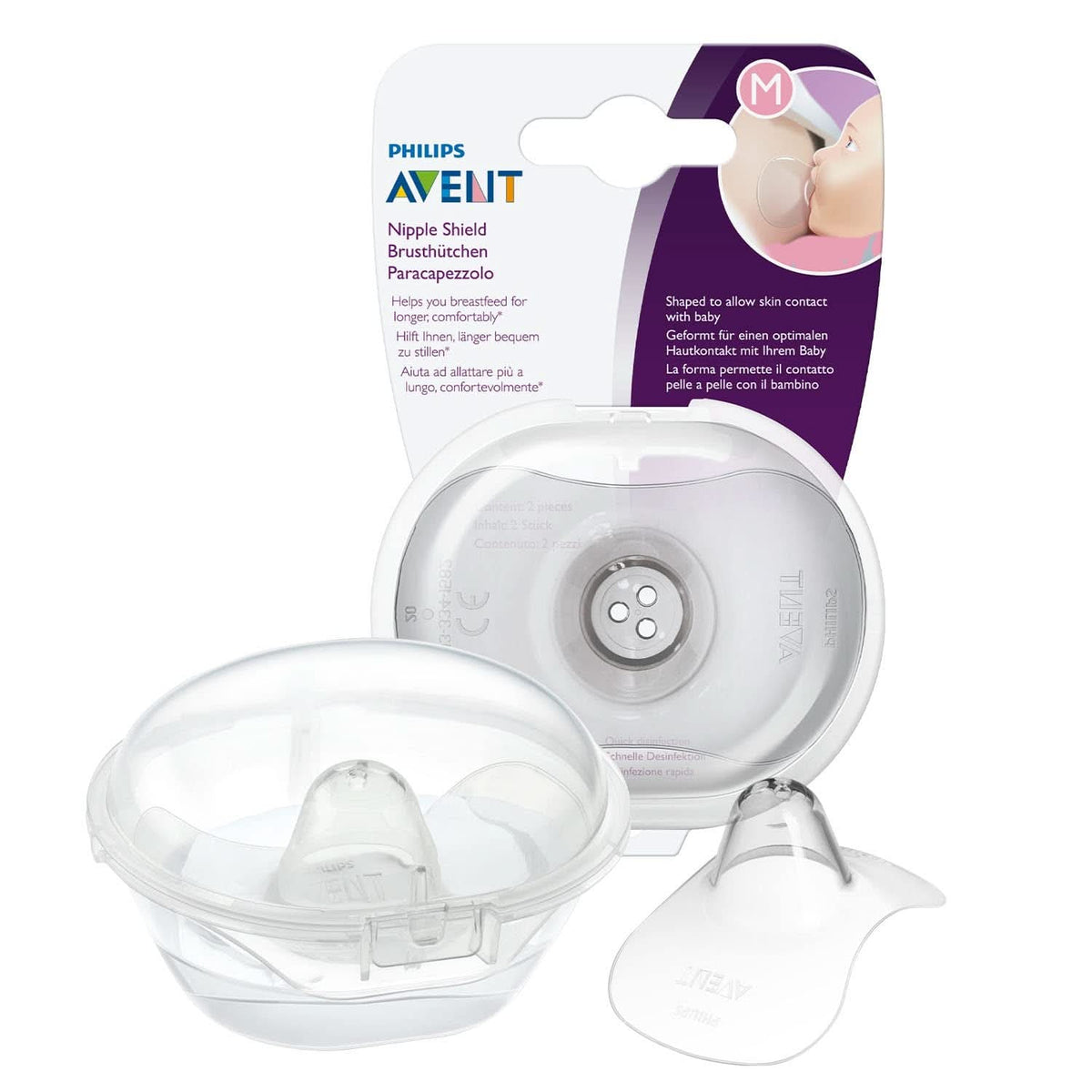 PHILIPS Avent SCF153/03 Mellbimbóvédők - Közepes méretű élelmiszerek és szoptatási kiegészítők Baby Naty Shop