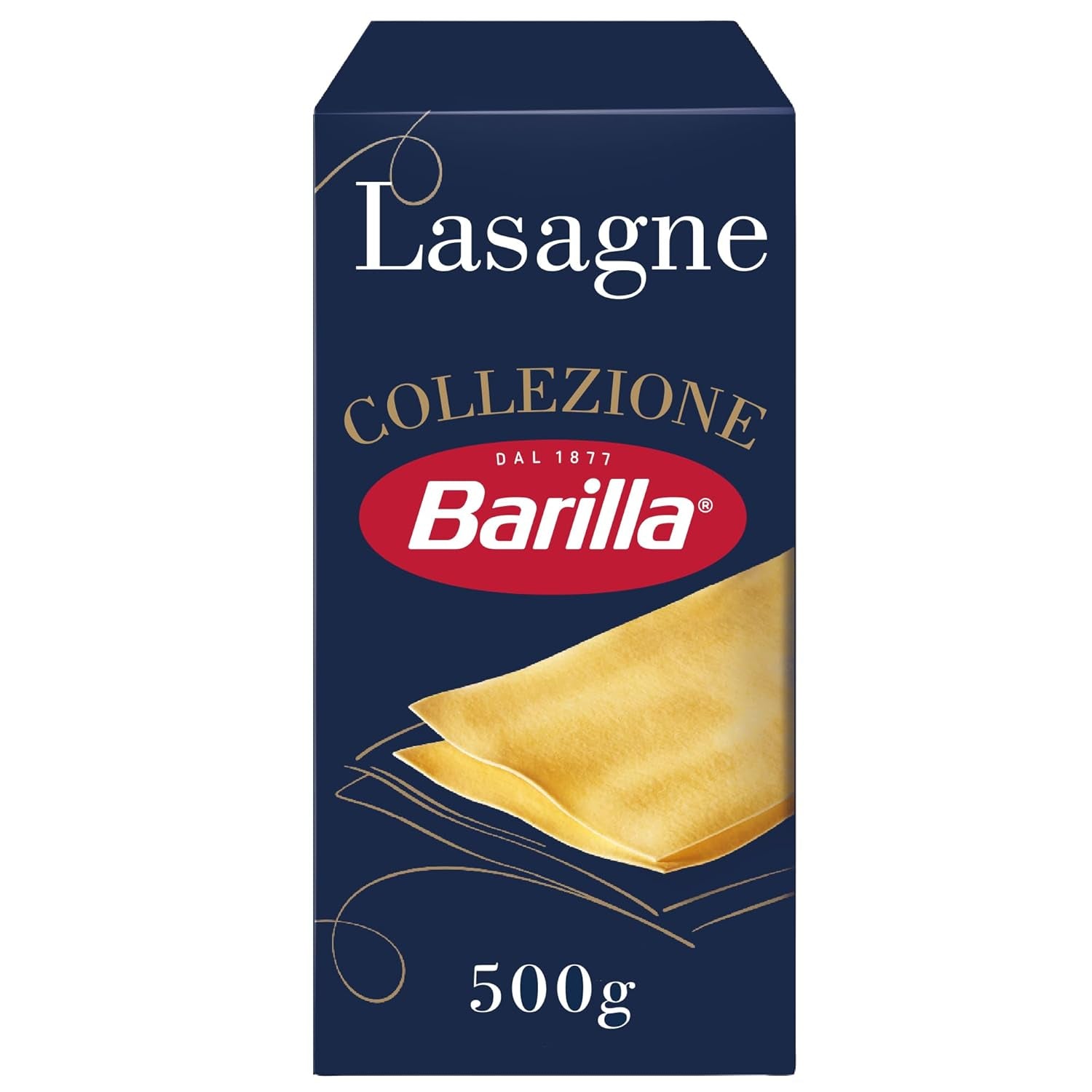 Barilla Collezione Lasagne tészta durumbúzából, mindig al dente, 500g