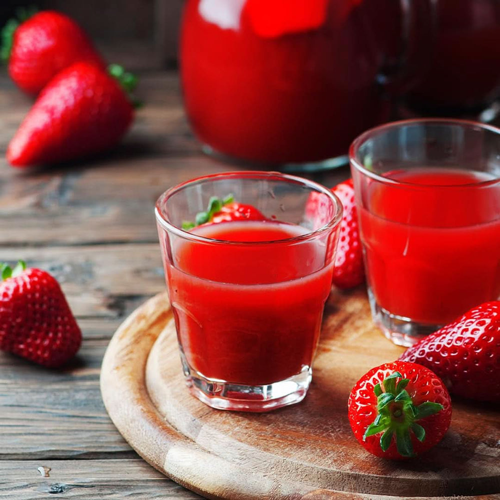 Rauch Happy Day Eper | Intenzív eper íz | Almával és citrommal finomítva | 6X 1 literes, Tetra Prisma Alkoholmentes italok Naty Shop