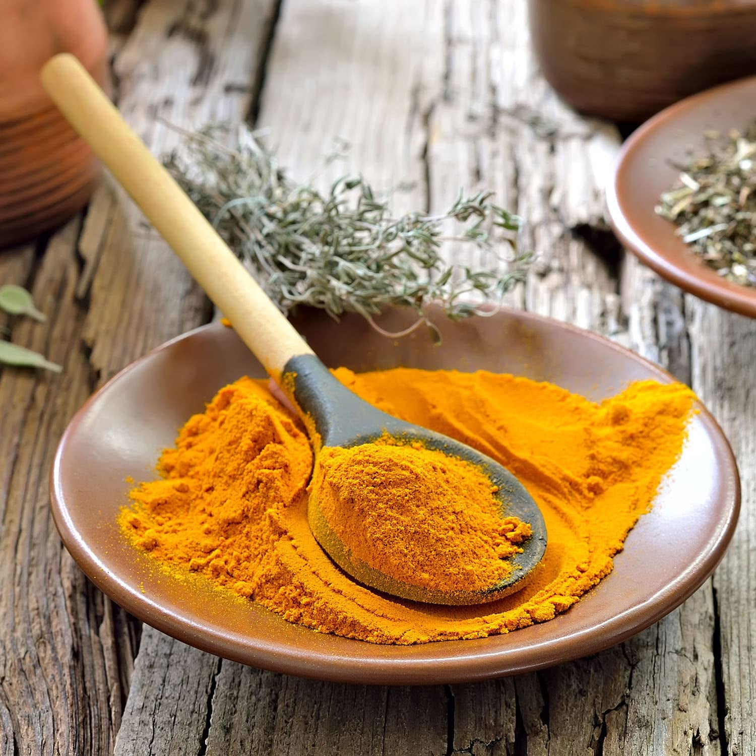 GreatVita Bio kurkumapor, 1000 g finomra őrölt, 100 százalékban természetes