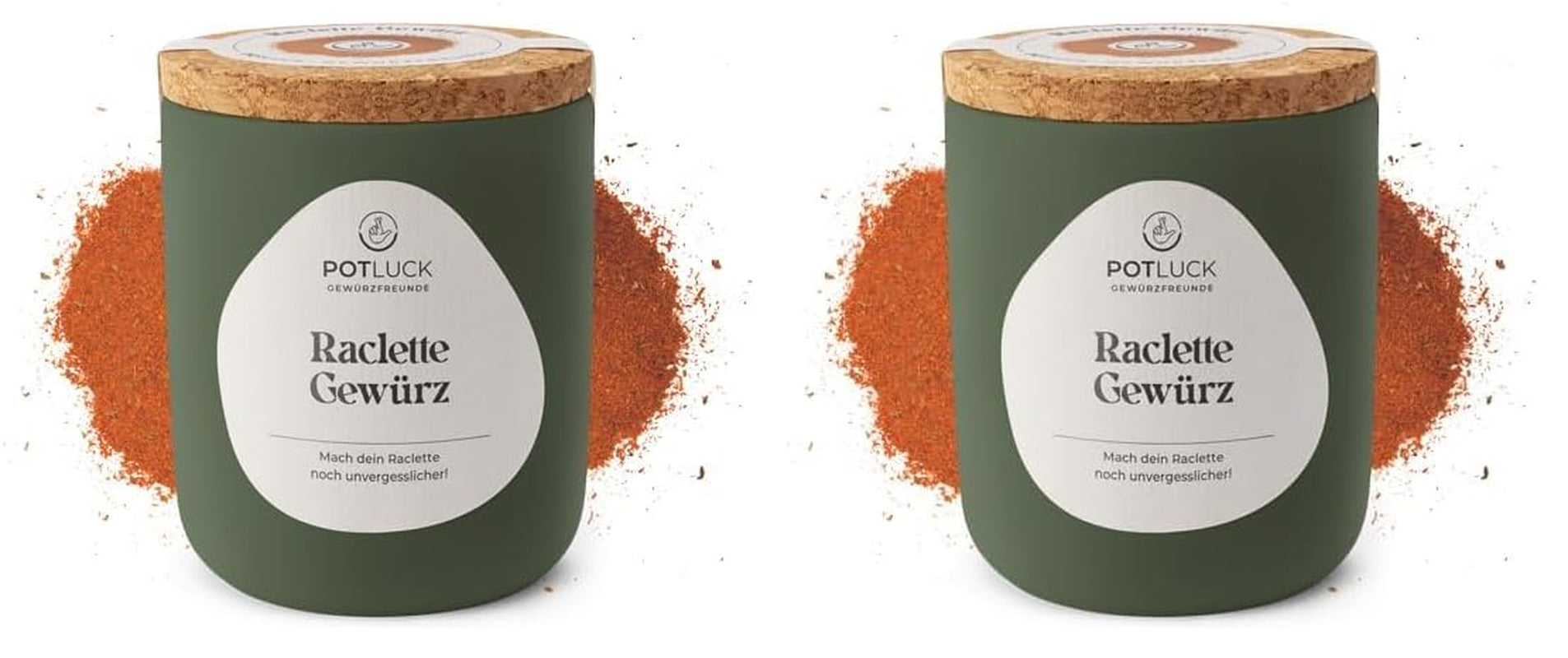 Potluck | Raclette Gewürz | Würzmischung im Keramiktopf | 70g | Vegán, gluténmentes és természetes alapanyagokból