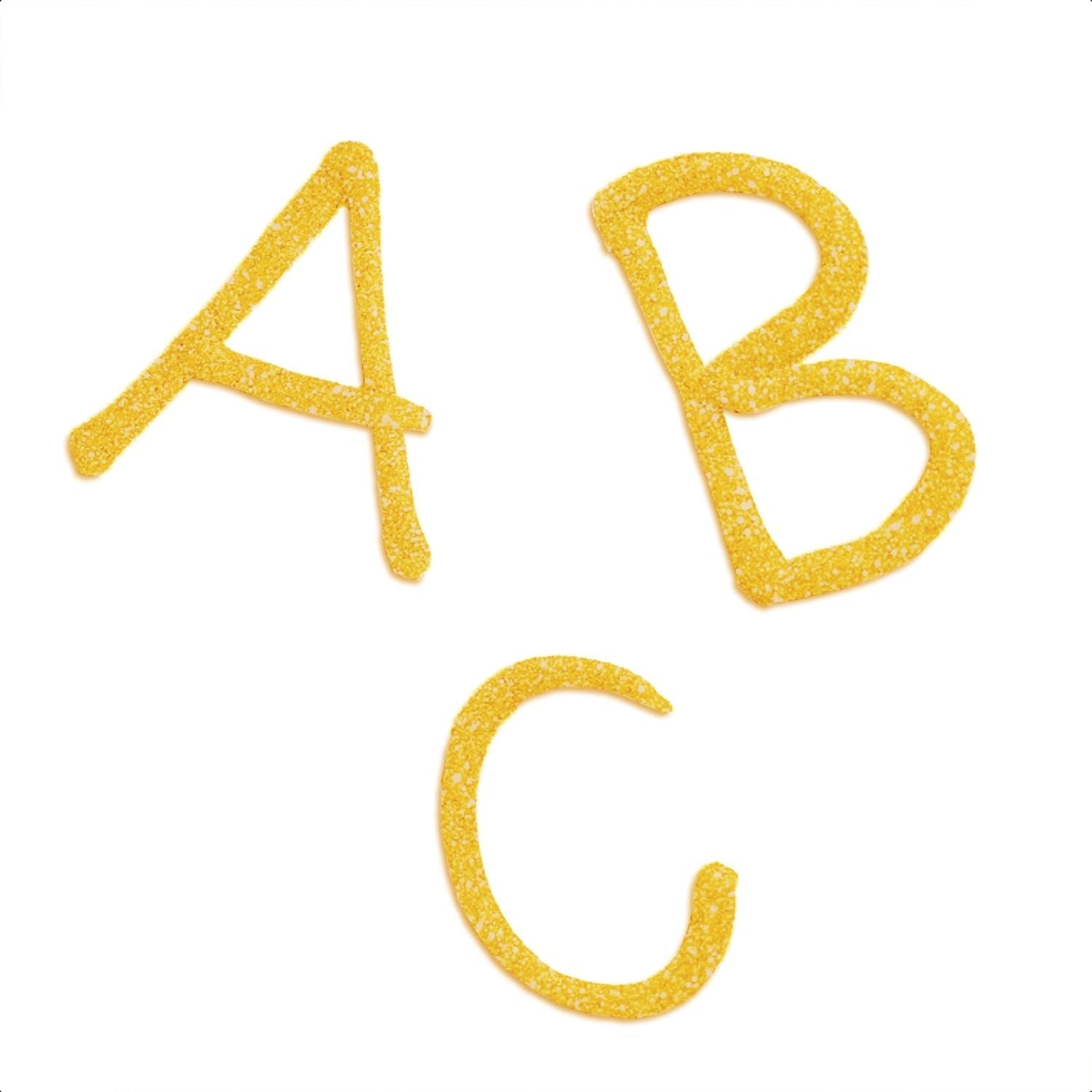 Günthart Backdecor 25 g Zahăr cu litere AUR Pentru toate deserturile în culoare aurie Fabricat din zahăr pentru litere și modele frumoase, 1 pachet (25 g)