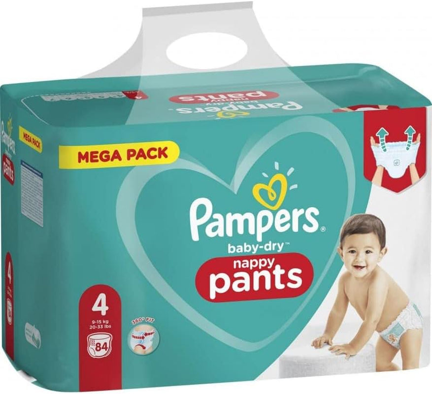 Pelenkák Pampers 81657566 Baby-Dry nadrág, fehér