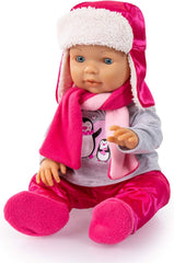 Bayer Design 84613AA Puppenkleidung, Puppenoutfit, mehrteilige Puppenanziehsachen, Winterset, Puppenzubehör