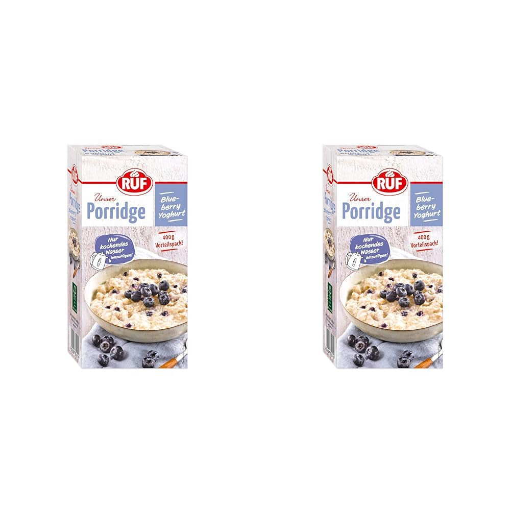 RUF fahéjas almás zabpehely teljes zabpehellyel, finom fahéjas ízzel és szárított almadarabokkal, snackek, tömeges kiszerelés, 1 x 400 g