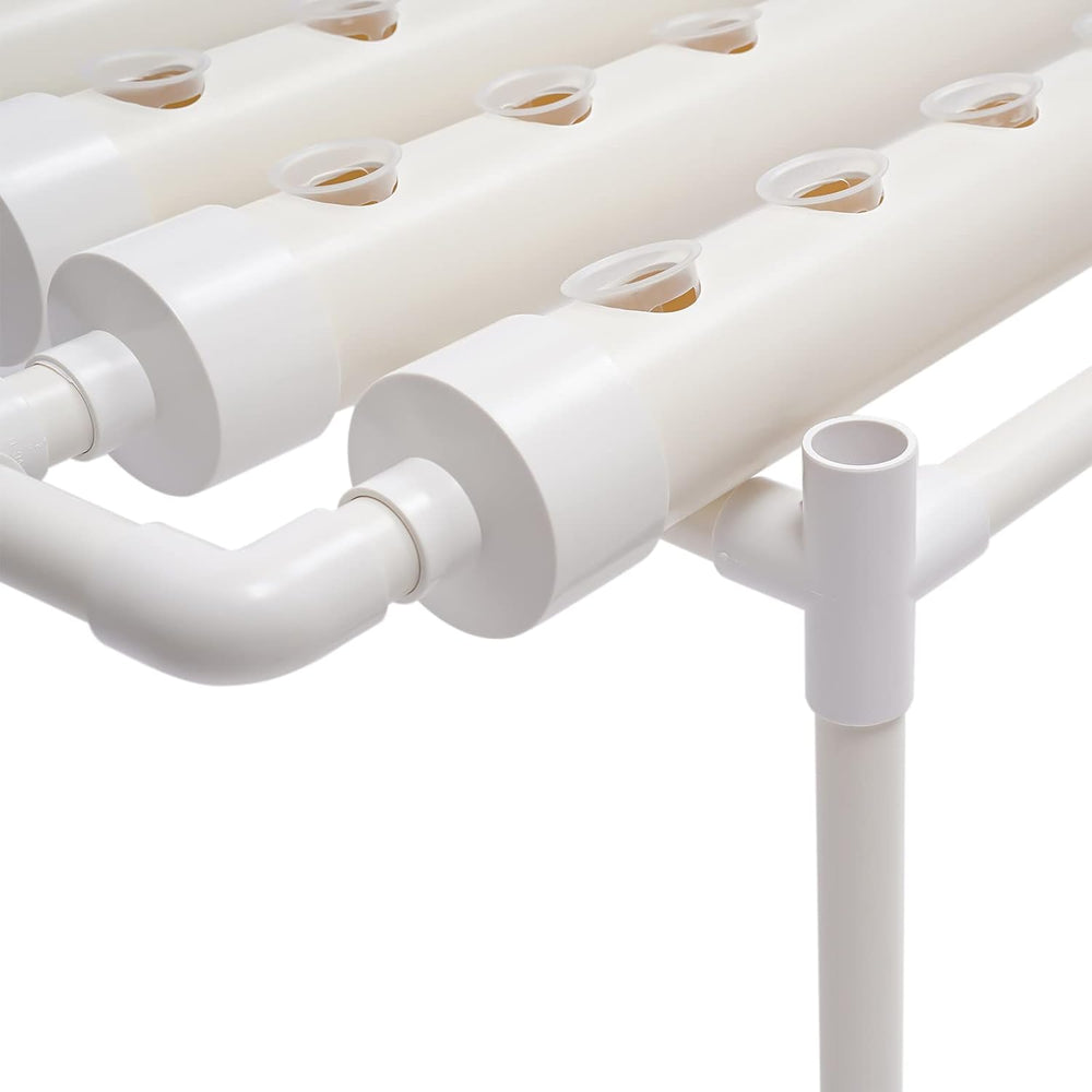 Hydroponische Systeme Grow Set Hydrokultur Plant Növényi hidroponikus Pflanzen BewäSserung System Kerti készlet Kerti szerszám Pflanze Sites Termesztési Hidroponika Hydroponisches Anzuchtsystem 54LöCher 6Rohr