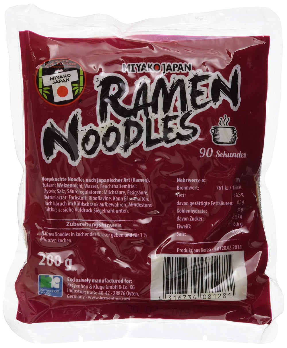 MIYAKO japán stílusú Ramen tészta, 200g