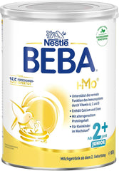 BEBA Junior 2+ 2. születésnapi tejital, HMO 2'-FL bébiétel, csak laktóz, pálmaolaj mentes, 6. csomag (6 x 800 g) Anya és Baba Naty Shop