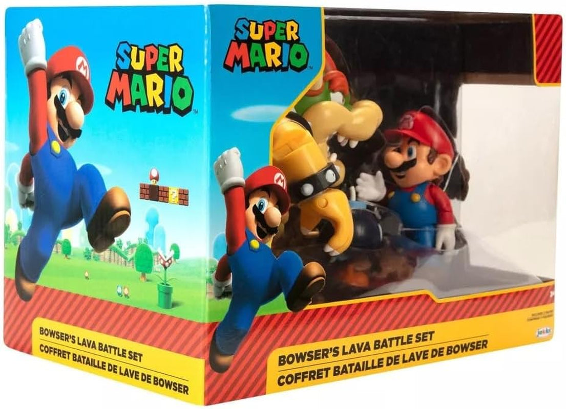 Nintendo Super Mario Bowser 18 cm vs. Mario figurakészlet (1. hullám) Akciófigurák Naty Shop