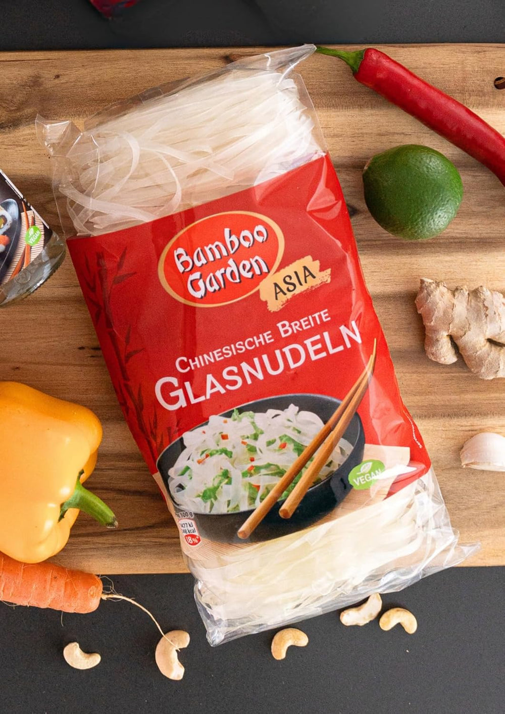 Kínai széles üvegtészta, 250 g (a csomagolás kialakítása eltérő lehet)