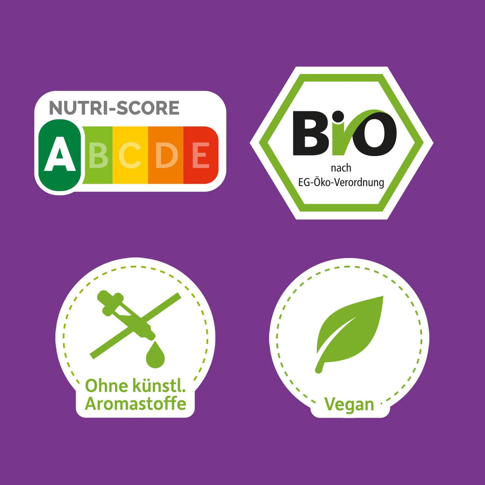 FRECHE FREUNDE KIDS, Bobs & DIKKAs Ropogós banános kakaós müzli, ropogós csokoládé müzli gyerekeknek, alacsony cukortartalommal, adalékanyag nélkül, 100%-ban vegán, 6 darab (6 x 280 g)