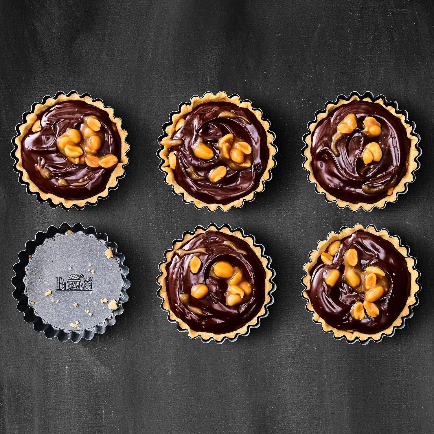 RBV Birkmann Premium Sütő, tortaforma, Ø 10 cm, 6 db, kivehető talppal Formák és tepsi Naty Shop