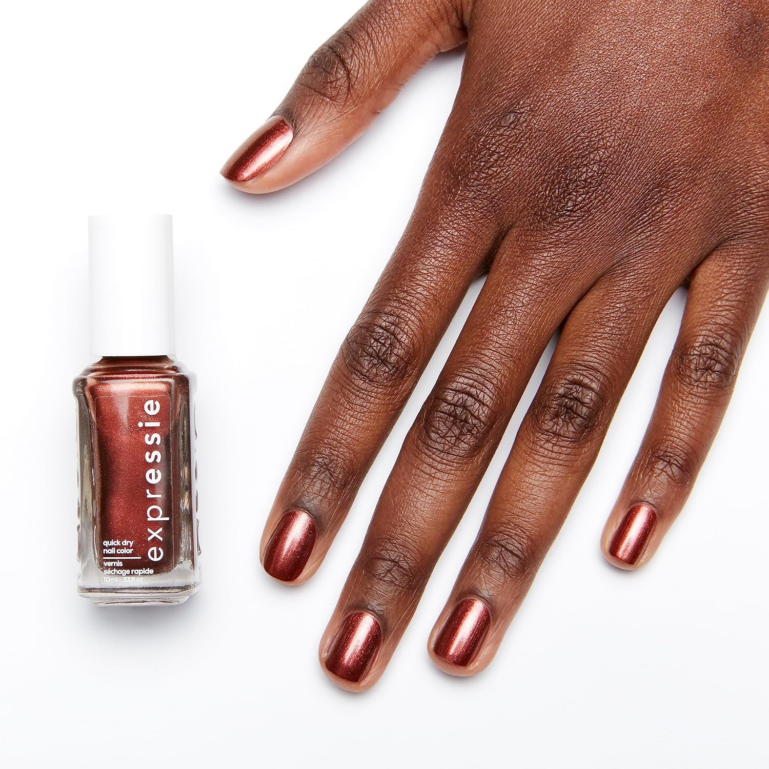 Essie gyorsan száradó körömlakk "kifejezés", sz. 270 misfit right in, metál, vegán formula, 10 ml