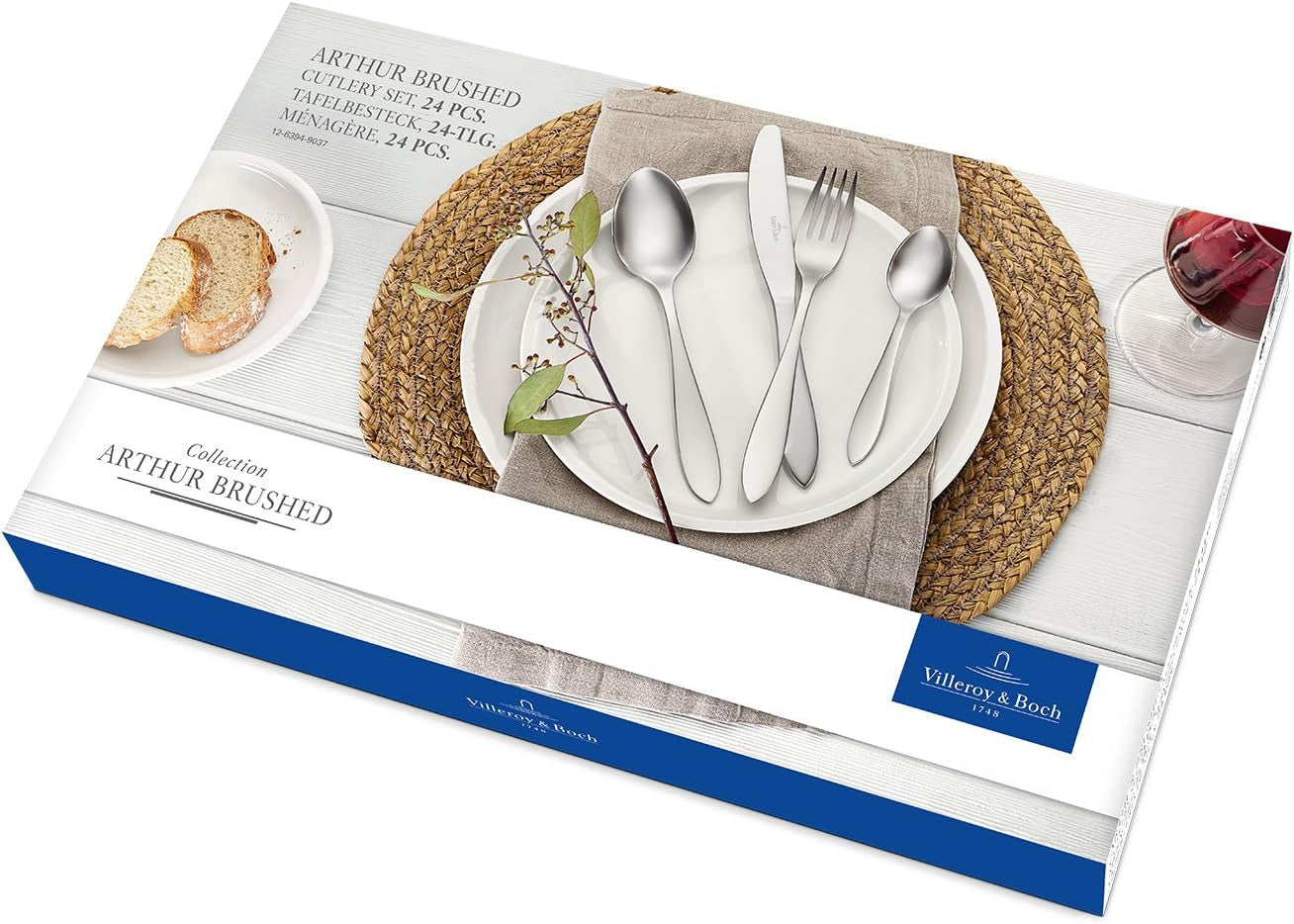 Villeroy And Boch Arthur evőeszköz 6-os, 24 darabos rozsdamentes acél Kitchen Naty Shop
