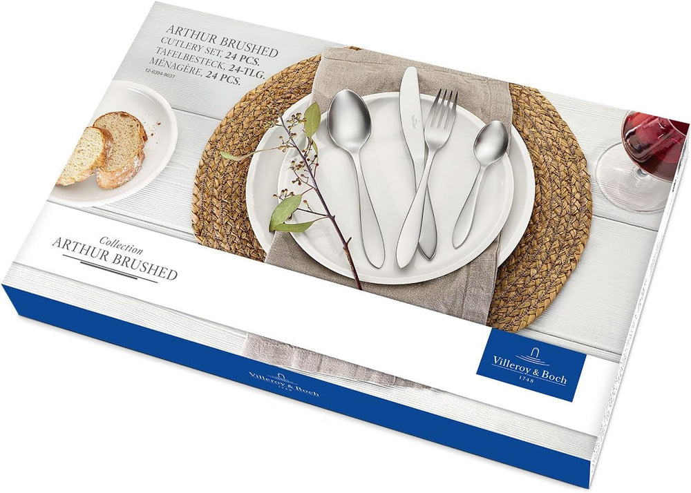 Villeroy And Boch Arthur evőeszköz 6-os, 24 darabos rozsdamentes acél Kitchen Naty Shop