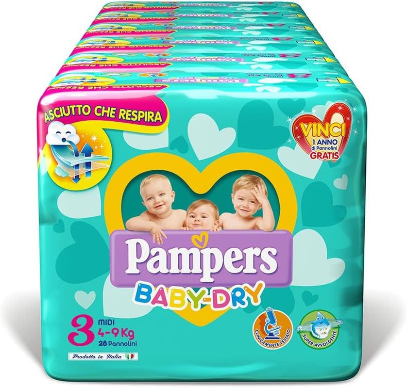 Pampers Baby Dry Maxi Twin Pack pelenka, 4-es méret (7-18 kg), 48 pelenka