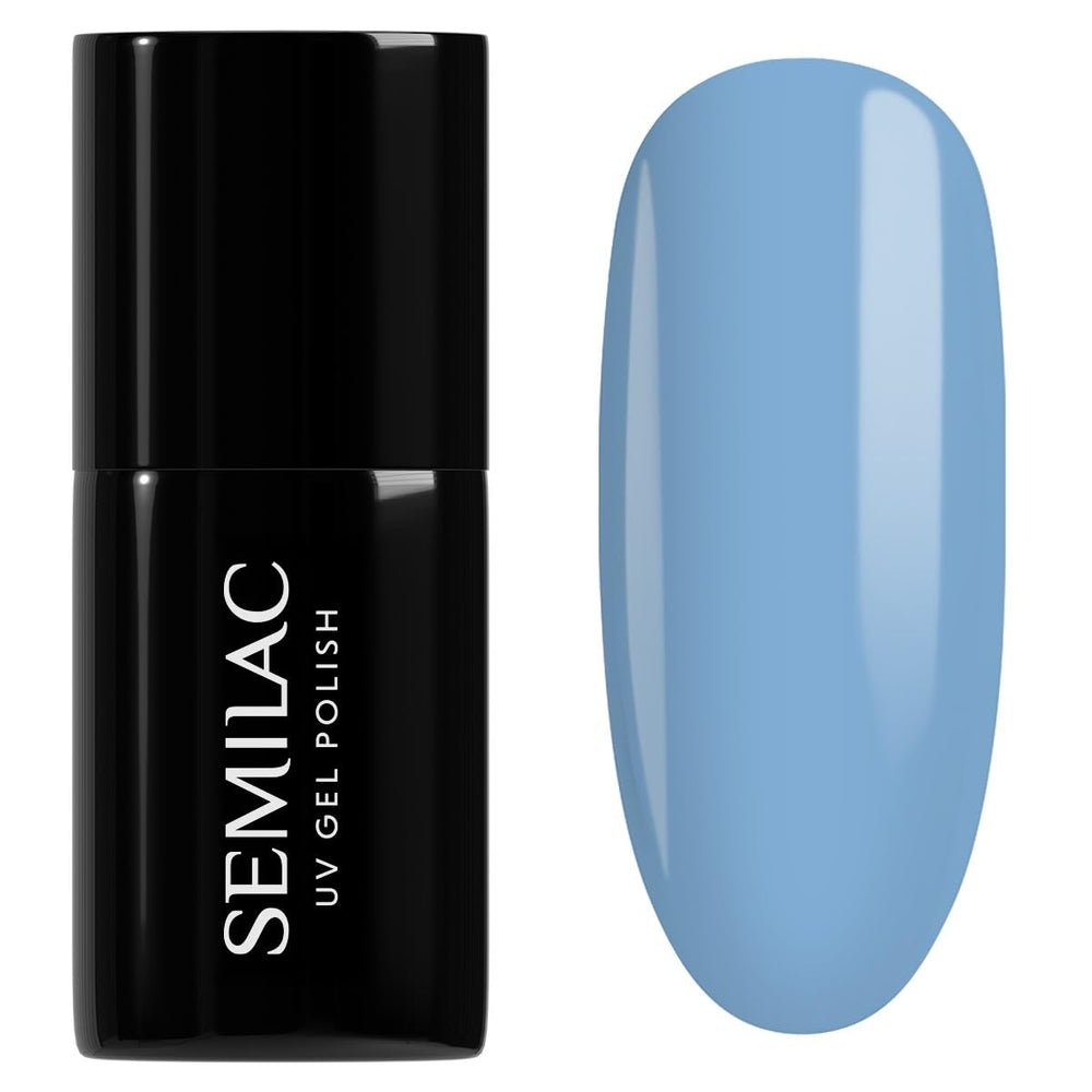 Semilac UV Nagellack Hybrid 404 Black Beans Muffin 7ml Kollektion Tastes of Fall