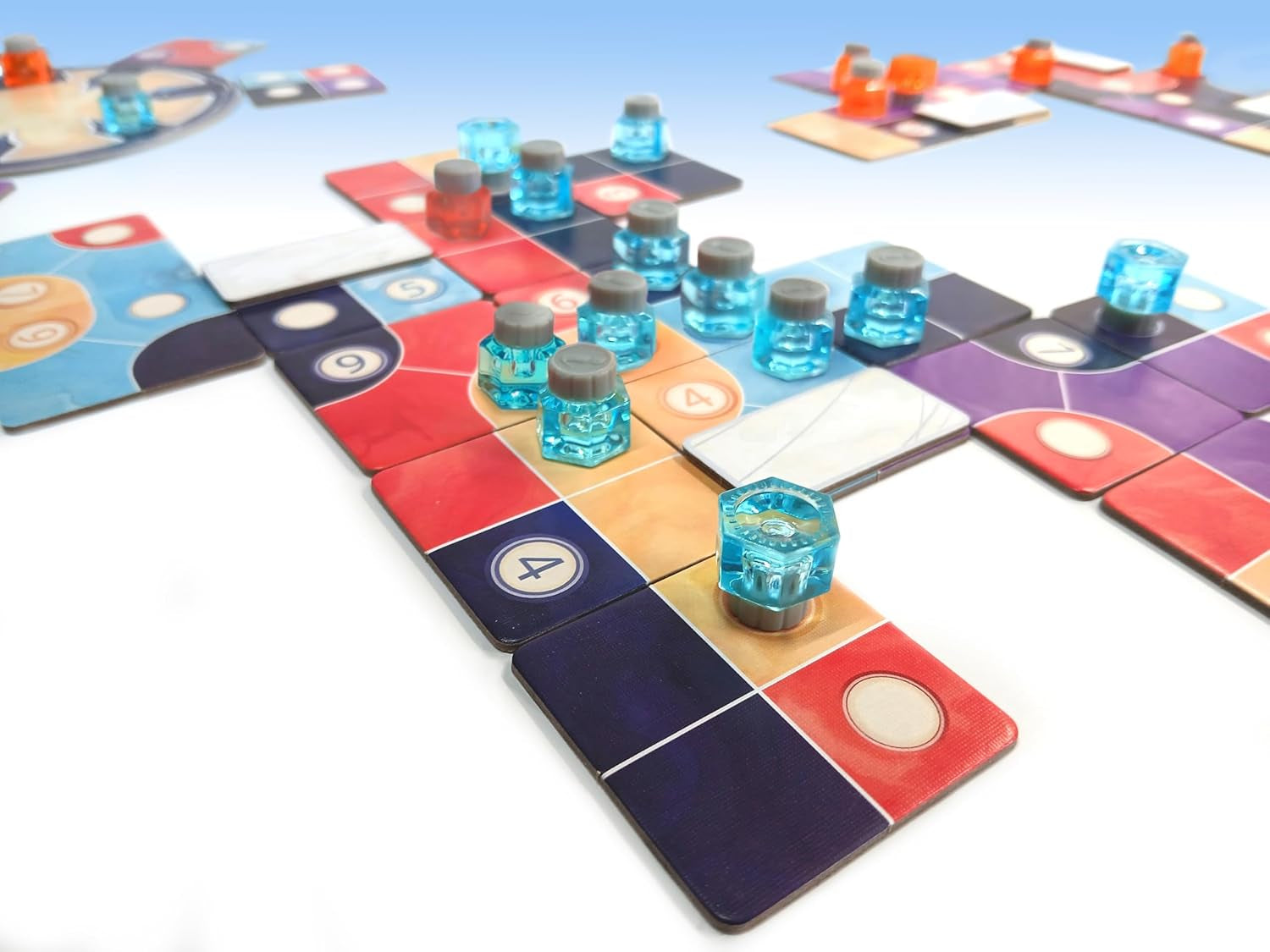 Asmodee, tinta, végső pontszámú játékok, stratégiai és művészeti családi játék, 1-4 játékos, 8 év feletti kor, 30-45 perc, német verzió