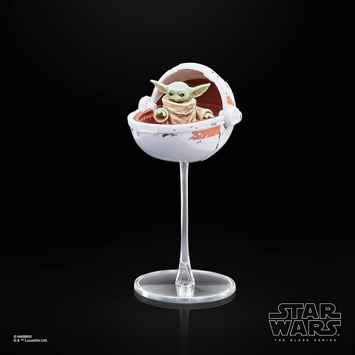 Star Wars Hasbro Black Series Grogu, Figura Zu Mandalorianul, Potrivit pentru figurine de acțiune de 15 cm de colecționat, Pentru copii cu vârsta de 4 ani și peste, Multi, F4357 Action figures Naty Shop
