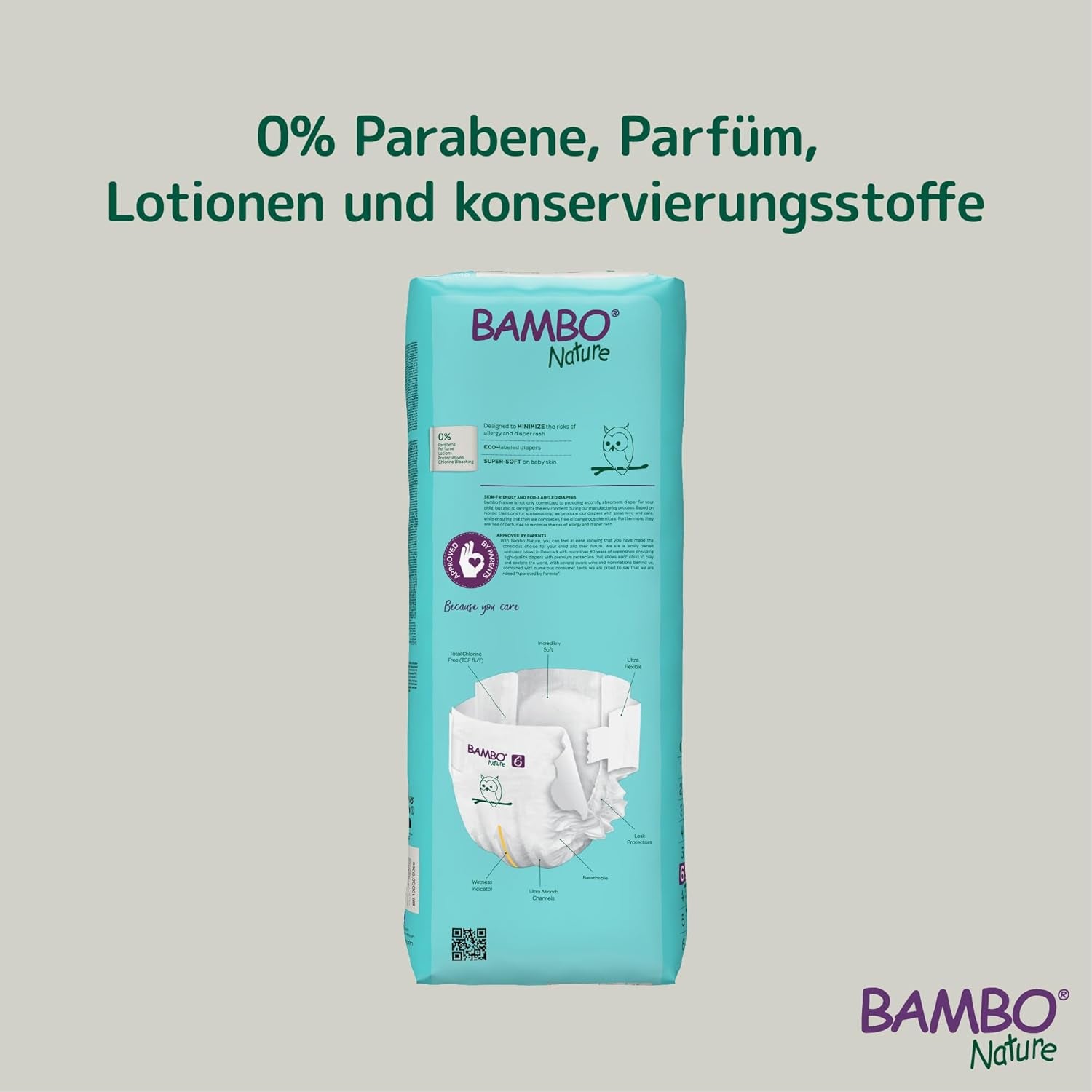 Bambo Nature Premium Eco pelenka, 6-os méret, 1,63 kg